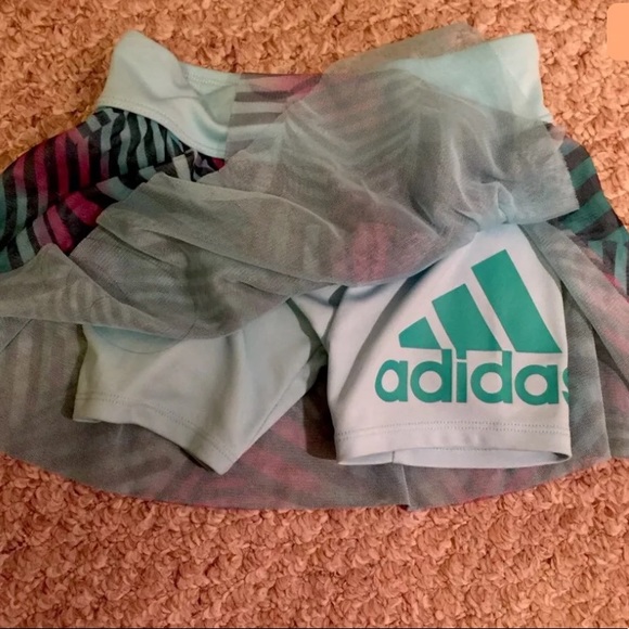 Adidas Girl skort zebra print 3T - Picture 2 of 3